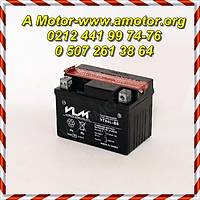 102-102	 VLM AK YAMAHA	NEOS 100  YTX4L-BS   BAKIMSIZ SIYAH, ASD YANINDA