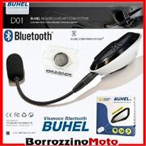 BUHEL D01 BLUETOOTH INTERCOM GR� TEKL� SET