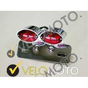 615-307 �ift stoplu dekoratif plakal�k motorsiklet plakal�k choopper plakal�k 