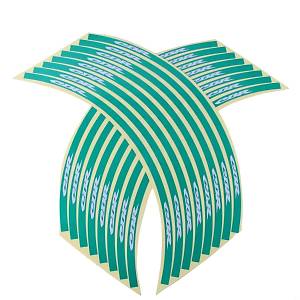 18''  honda cbr  Motor jant serit sticker / cikartma reflektorlu yesil