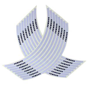 18''  Yamaha Motor jant serit sticker / cikartma reflektorlu  BEYAZ