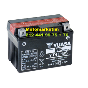 Yuasa YT4L-BS ak� bak�m gerektirmeyen japon ak�s� 2 YIL GARANT�L�