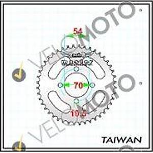 474-202	 ARKA D��L� 42T HONDA CBR 125 R