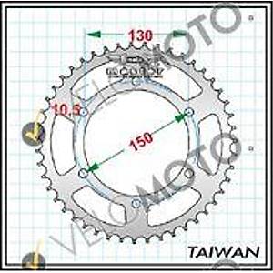 474-224	 ARKA D��L� 47T HONDA XL 600 V TRANSALP