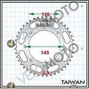 474-203	 ARKA D��L� 43T KAWASAKI KLR 650