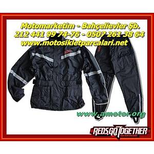 Scoyco Ya�murluk Alt-�st Tak�m (Siyah) s-m-l-xl-xxl