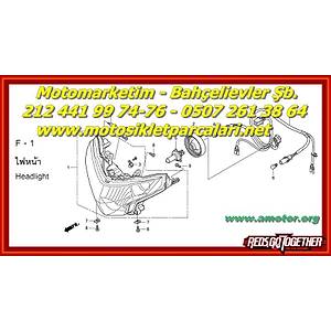 33140-kpp-t01 honda cbr 125 kafa tesisat�- far tesisat�