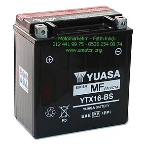 yuasa ytx16-bs GILERA	FUOCO 500ie KAWASAKI	VN 1500 DRIFTER KAWASAKI	VN 1500 VULCAN CLASSIC KAWASAKI	VN 1600 CLASSIC KAWASAKI	VN 1600 MEAN STREAK KAWASAKI	VN 2000 KAWASAKI	ZR 1100 ZEPHYR SUZUKI	VL 1500 /LC TRIUMPH	800 TIGER /XC
