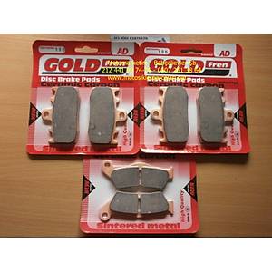 GOLDFREN �n arka tak�m balata BMW K1300GT / K1200S / K1300S SPORT �nler 196 arka 292