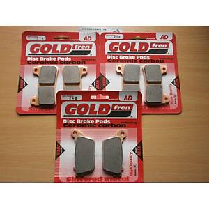 FULL SET SINTERED FRONT & REAR BRAKE PADS for CBR 600 RR 2007-2015 GOLDFREN 600rr fren balata tak�m