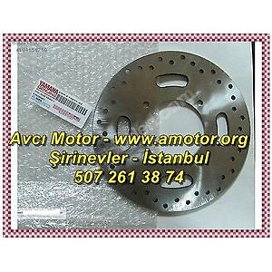XMAX disk, 4 delikli, x-max disk, xmax 250 arka disk, 2006-2013, ARKA FREN D�SK�, 1B9-F582W-01, ORJ�NAL, x-max arka disk