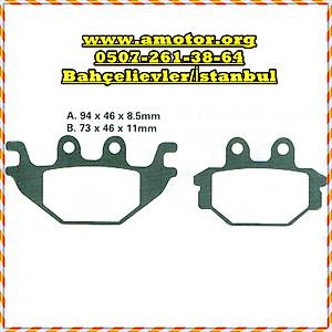 SYM WOLF 250 ARKA FREN BALATASI