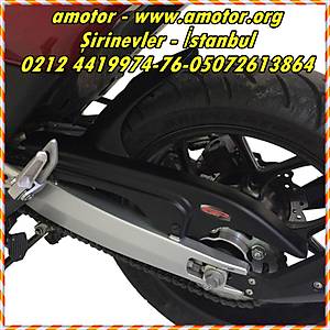 2013-18 Honda NC 700 X arka �amurluk zincir korumal� �cretsiz krgo, Nc700 X �amurluk