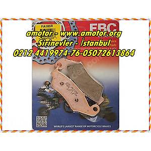 Yamaha WR 250 F �n fren balatas� EBC FA185R sinterli balata, Wr250 Fren Balata Ebc