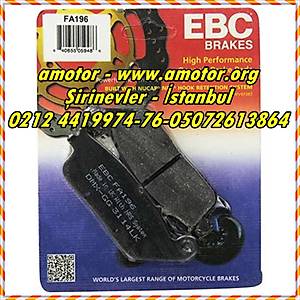 1994-1996 Honda XL 600 Transalp �n fren balatas� EBC FA196 organik, Xl650 Ebc Balata