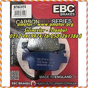 Honda SH 300 arka fren balatas� EBC SFAC415 karbon balata, Sh300 Ebc Fren Balatas�