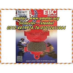 Suzuki VL 250 Intruder �n fren balatas� EBC FA106TT karbon balata, Vl 250 Karbon Balata Ebc