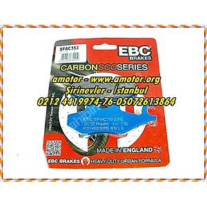Piaggio Carnaby 200 arka fren balatas� EBC SFAC353 karbon balata, Carnaby 200 Ebc Balata
