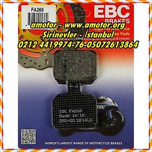 Ducati Monster 696 arka fren balatas� EBC FA266 organik balata, Monster 696 Fren Balatas�