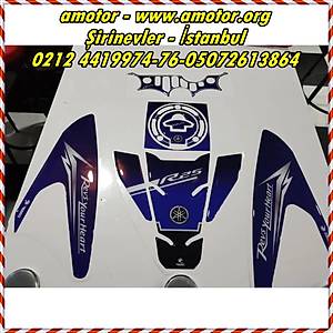 Yamaha Yzf R25 2019 Mavili Tank Pad Seti, Yzf R 25 Tank Pad Seti