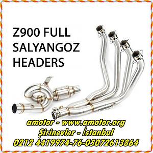 KAWASAKI Z900 FULL BO�AZDAN SALYANGOZ HEADERS