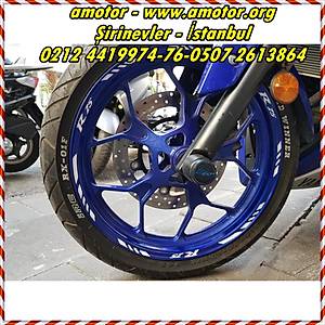 Yamaha Yzf R25 Fuul Beyazl� D�� Jant �eridi
