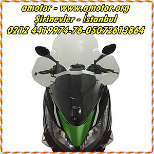Kawasaki J 300 f�me elcikli �n cam �cretsiz kargo, J300 �n F�me Cam