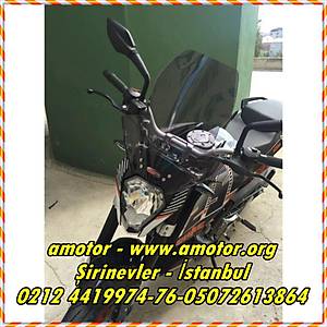 KTM 390 Duke f�me uzun cam - duke 390 �n tur cam� 44cm �cretsiz
