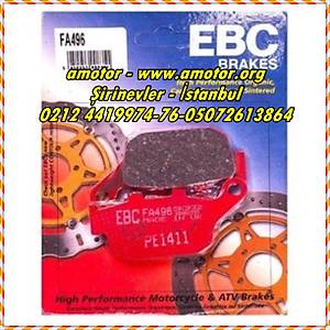 Suzuki SFV 650A Gladius arka fren balatas� EBC FA496 organik balata, Sfv 650 Ebc Balata