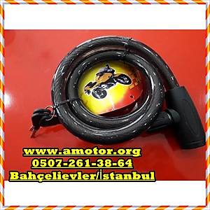 halat kilid motosiklet halat kilit 22X1500mm halat kilid