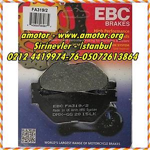 Yamaha XV950 arka fren balatas� EBC FA319/2 organik balata, XV 950 Ebc Balata
