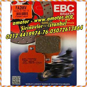 Ducati Monster 1100 arka fren balatas� EBC FA266V yar� sinterli , Monster 1100 Fren Balata Ebc