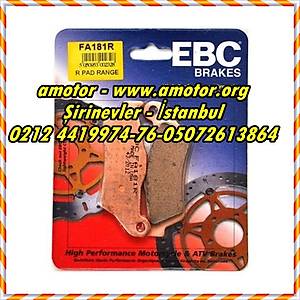KTM 300 EXC Six Days �n fren balatas� EBC FA181R sinterli balata, Duke 300 Balata