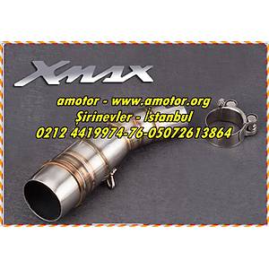  Yamaha Xmax Ba�lant� Ara Boru, X-max Egzoz Ara Boru