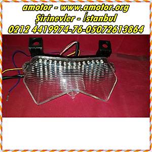 Kawasaki Ninja Zx-6-636 Sinyalli Ledli Stop, ZX6-R Sinyalli Stop, 636 Stop