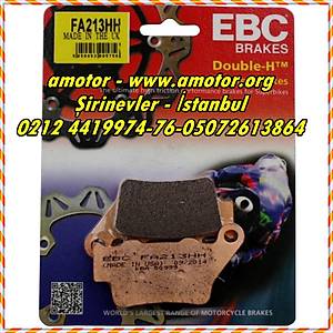 Yamaha WR 125 R arka fren balatas� EBC FA213HH sinterli balata
