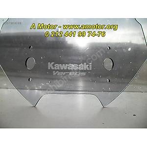 2015 KAWASAKI VERSYS UZUN CAM ZEUS A�IK F�ME 4MM KALINLIK, �N CAM S�PERL�K