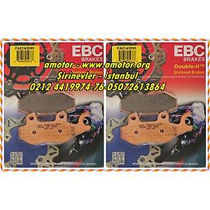 Triumph Thruxton 900 arka fren balatas� EBC FA214/2HH sinterli balata, Thruxton 900 Ebc Fren Balatas�