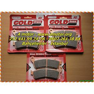 honda cbf 1000 2011 goldfren tak�m balata