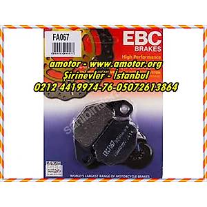 Suzuki GN 125 �n fren balatas� EBC FA067 organik balata, Gn 125 Ebc Balatas�