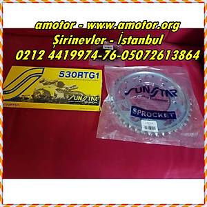 Suzuki Gsxr 1000 2009-16 Sunstar Orj Japon Gold Black Zincir Di�l, Gsxr 1000 Di�li Set Sunstar