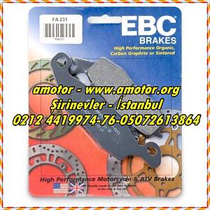 Suzuki SV650S �n fren balatas� sa� EBC FA231 organik balata, Sv 650 Ebc Balata