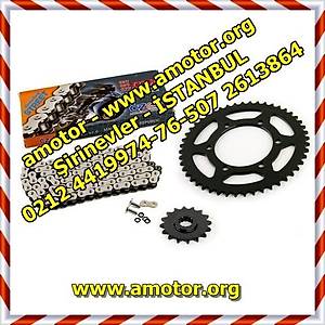 pulsar 200 zincir di�li set,  zincir 520 110 bakla �n 14 arka 40 di�li, pulsar zincir di�li set