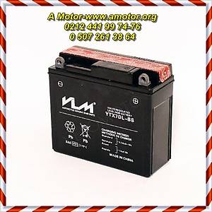 102-109   VLM AK� YTX7DL-BS MONDIAL 125UKT  SIYAH, AS�D� YANINDA, 6 AY GARANT�L� VLM AK�, VLM MOTORS�KLET AK�LER�