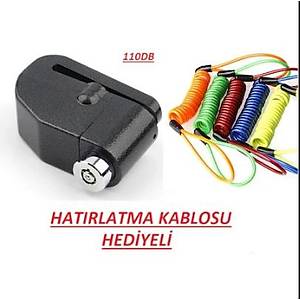 ALARMLI, D�SK K�L�D�, 110 DB, T�M MOTOS�KLETLER �LE UYUMLU