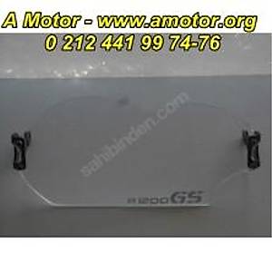 BMW R 1200GS R 1200 ADV FAR KORUMA CAMLI 5MM �EFFAF ZEUS, �N CAM S�PERL�K