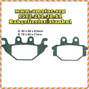 SYM WOLF 250 ARKA FREN BALATASI