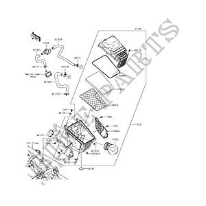 Kawasaki ninja 250 sl hava filtresi sl 250 hava filtresi 11013-0739