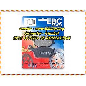 Yamaha FZ6 Fazer ABS arka fren balatas� EBC FA174 organik balata, Fazer 600 Ebc Balata