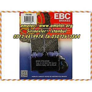 Kawasaki ZZR 1100 �n fren balatas� EBC FA158 organik balata, ZZR1100 Ebc Balata